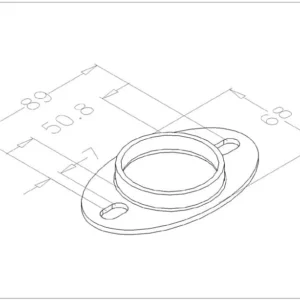 Lagerhouder voor lager 508mm. 1